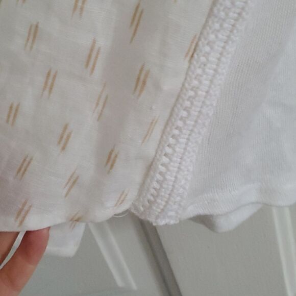 Antibes Blanc Linen Top  - Picture 3 of 6